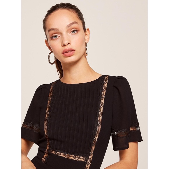 Reformation Patchouli Dress in Black - Picture 4 of 6